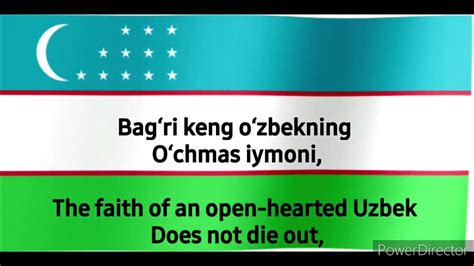 uz hymn lyrics|State Anthem of Uzbekistan .